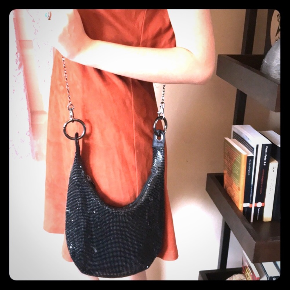 Black Metal Purse